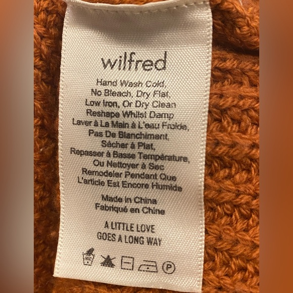 Aritzia Wilfred Requiem Wool Knit Sweater Dress Medium - Picture 6 of 7